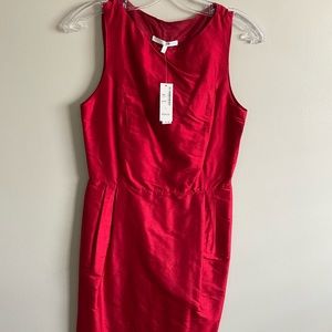 Cassiss Red Silk Dress